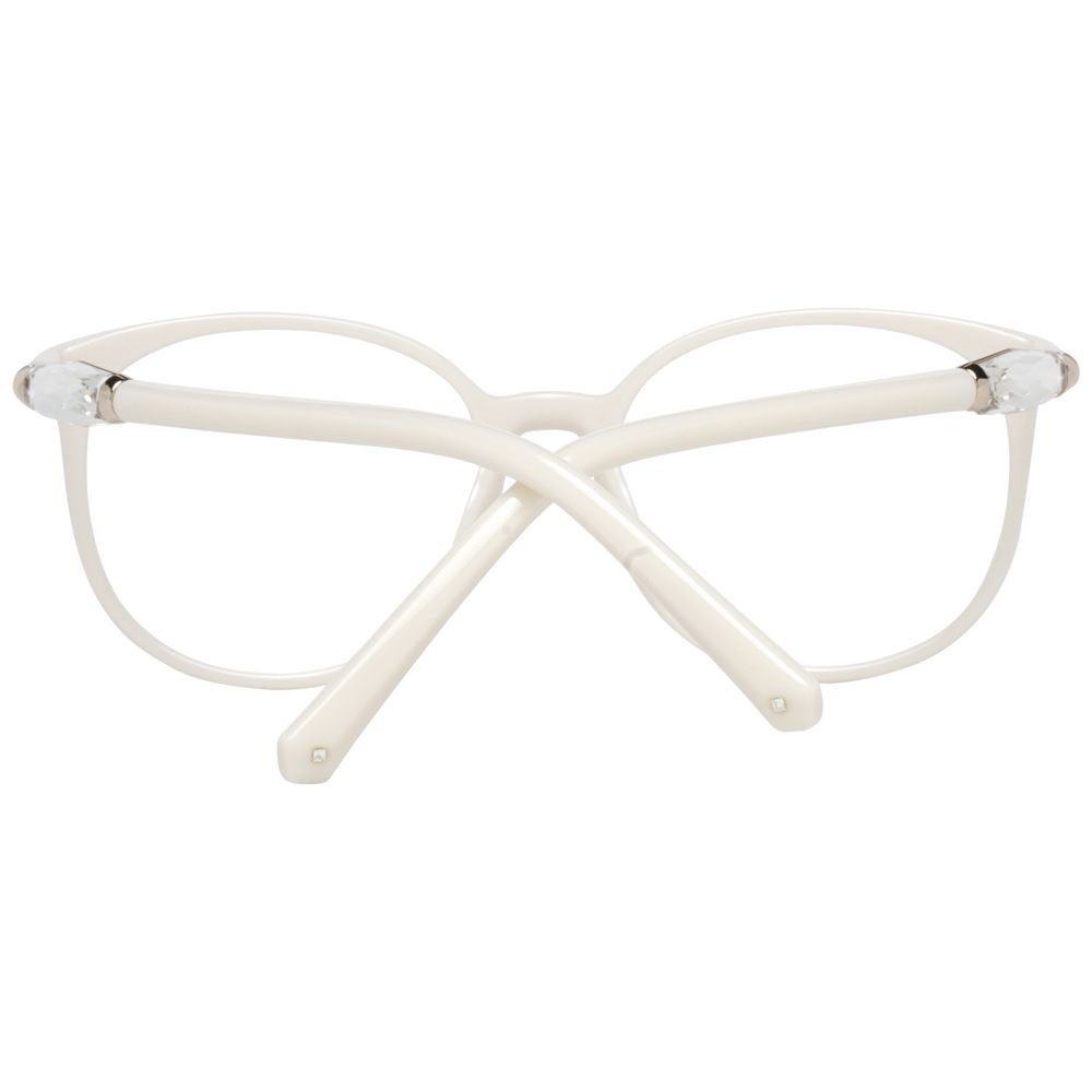 Swarovski White Women Glasses Frame $484.00 Swarovski Luzworld