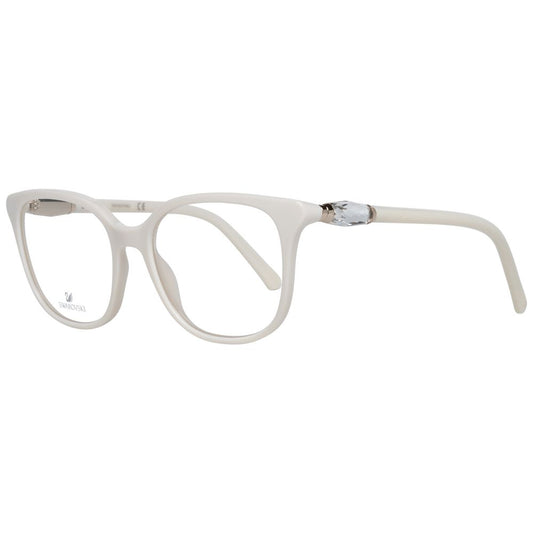 Swarovski White Women Glasses Frame $490.00 Swarovski Luzworld
