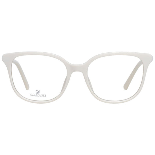 Swarovski White Women Glasses Frame $490.00 Swarovski Luzworld