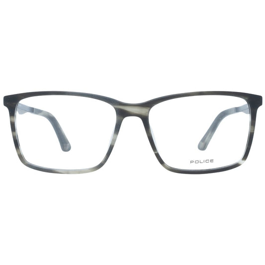 Police Gray Men Glasses Frame $511.00 Police Luzworld