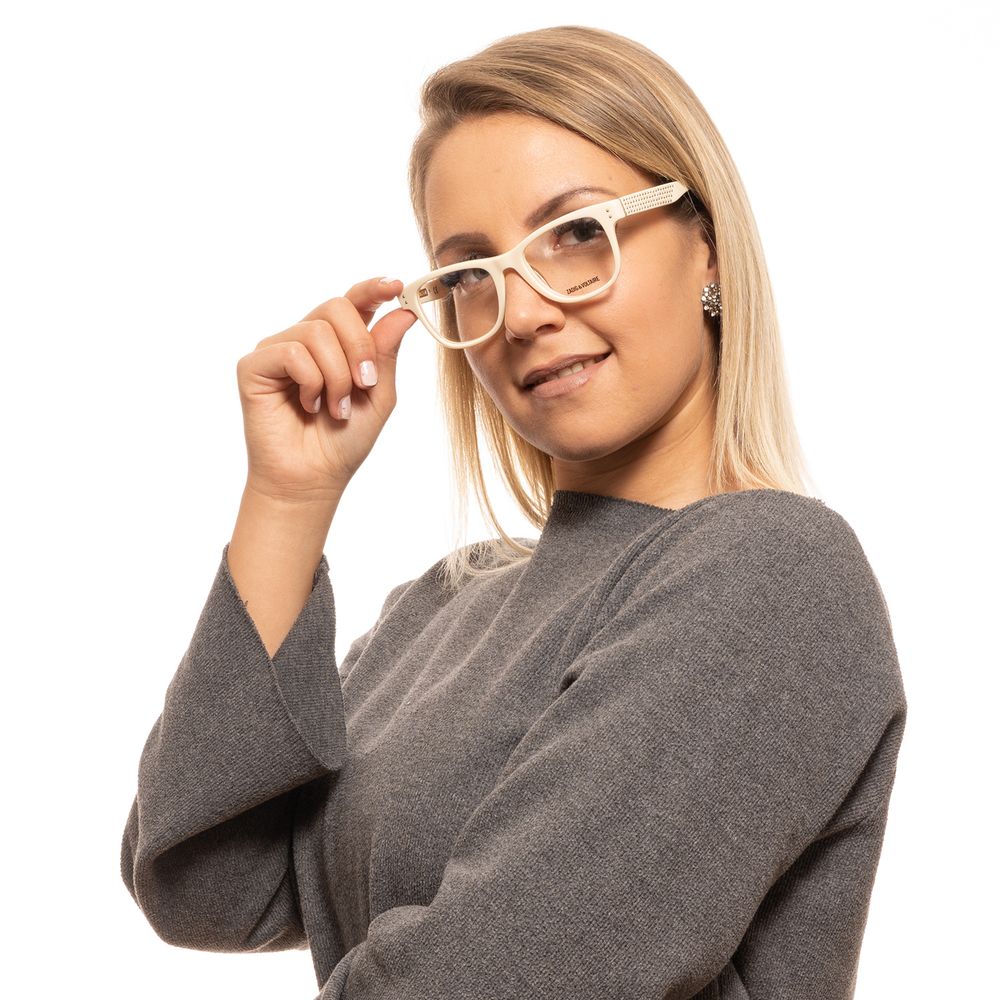 Zadig & Voltaire Cream Women Glasses Frame $518.00 Zadig & Voltaire Luzworld