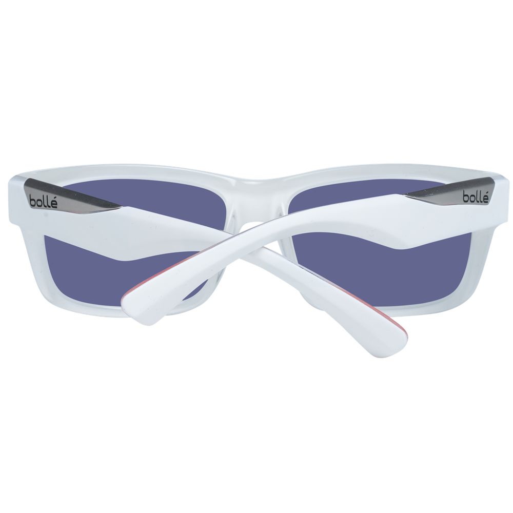 Bolle White Unisex Sunglass $209.00 Bolle Luzworld