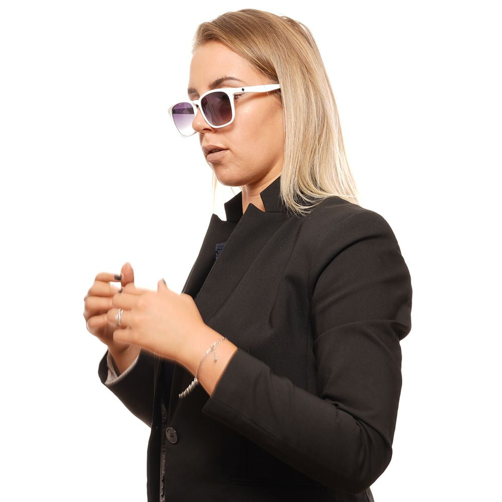 Spy White Unisex Sunglass $164.00 Spy Luzworld