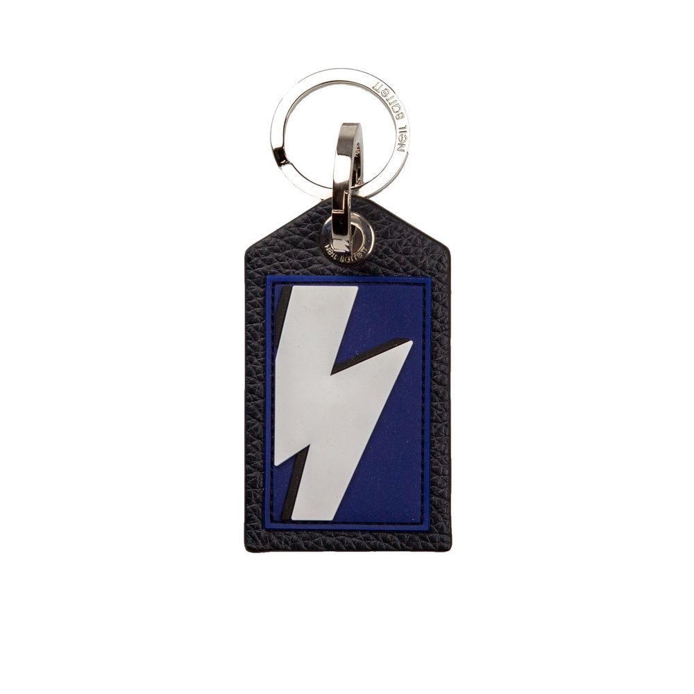 Neil Barrett Blue Leather Men's Keychain $226.00 Neil Barrett Luzworld