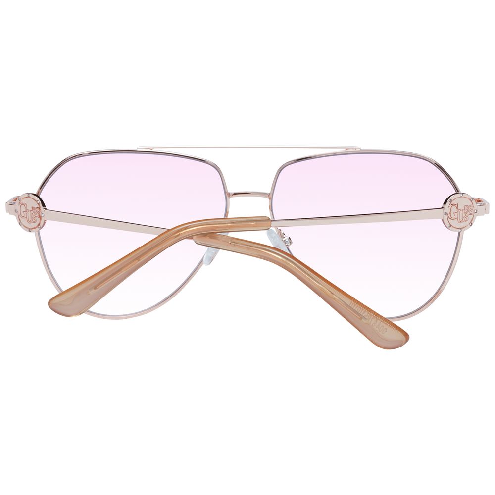 Guess Rose Gold Women Sunglass $195.00 Guess Luzworld