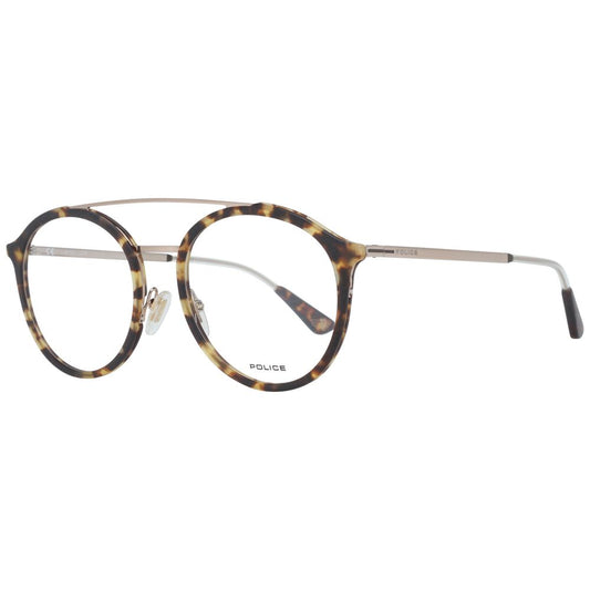 Police Brown Men Glasses Frame $503.00 Police Luzworld