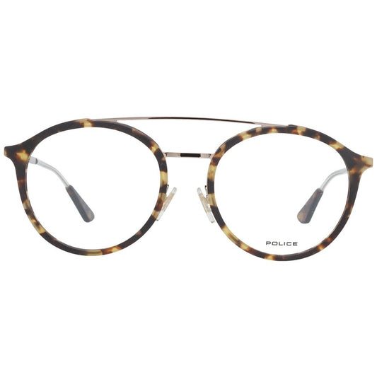 Police Brown Men Glasses Frame $503.00 Police Luzworld