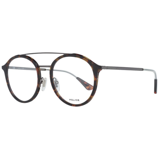 Police Brown Men Glasses Frame $511.00 Police Luzworld