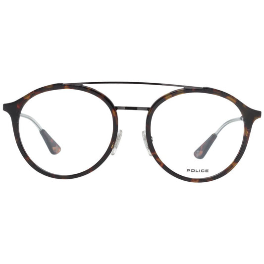 Police Brown Men Glasses Frame $511.00 Police Luzworld