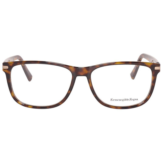 Ermenegildo Zegna Brown Men Glasses Frame $491.00 Ermenegildo Zegna Luzworld