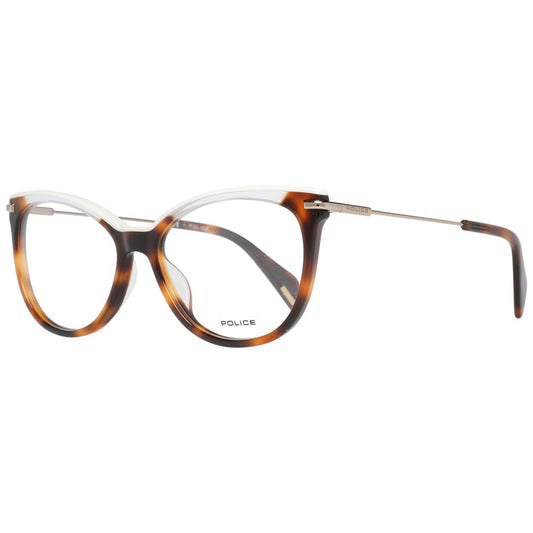 Police Brown Women Glasses Frame $481.00 Police Luzworld