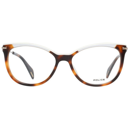 Police Brown Women Glasses Frame $481.00 Police Luzworld
