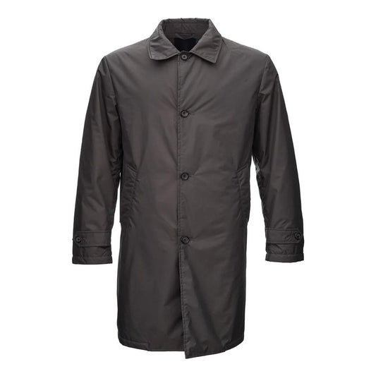 Add Brown Polyester Men's Trench Jacket $787.00 Add Luzworld