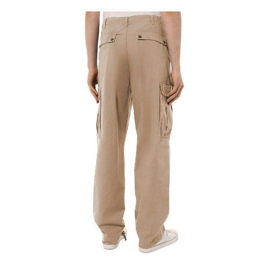 Comme Des Fuckdown Beige Cotton Men Cargo Trouser $257.00 Comme Des Fuckdown Luzworld