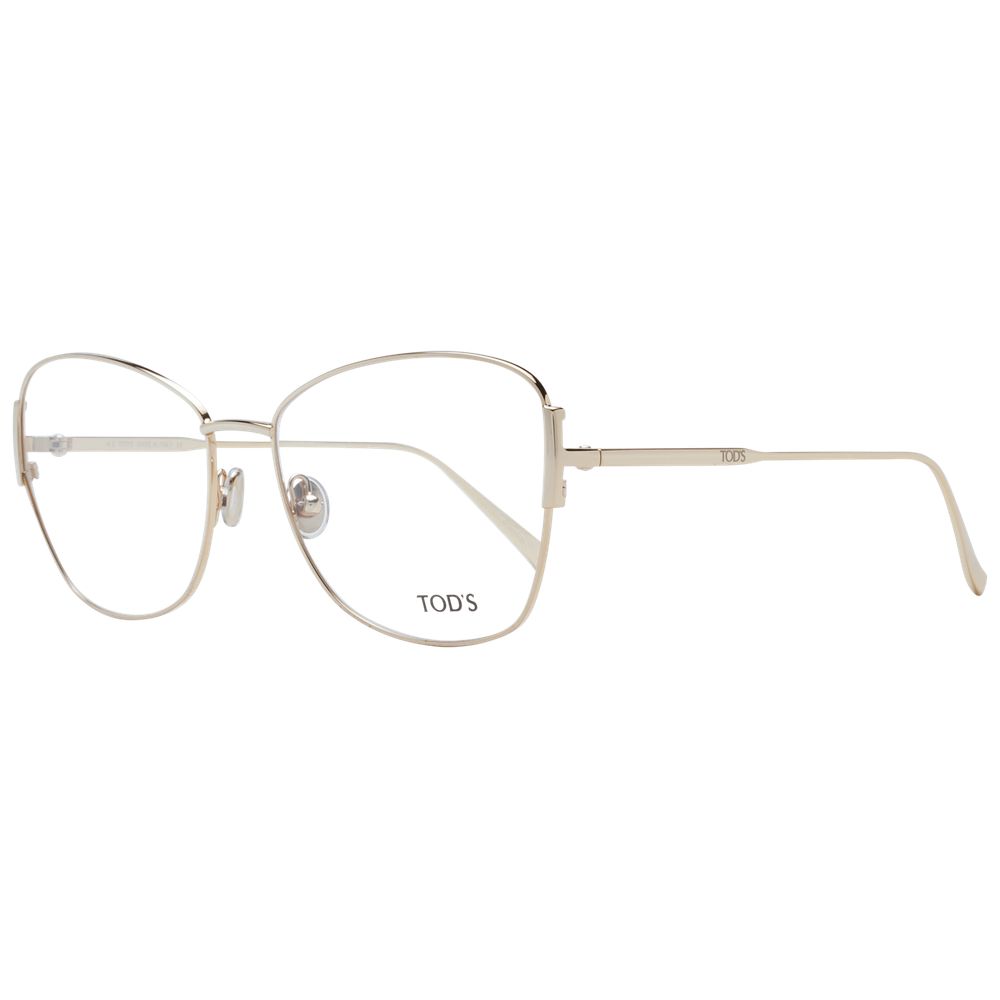 Tod's Gold Women Glasses Frame $570.00 Tod's Luzworld