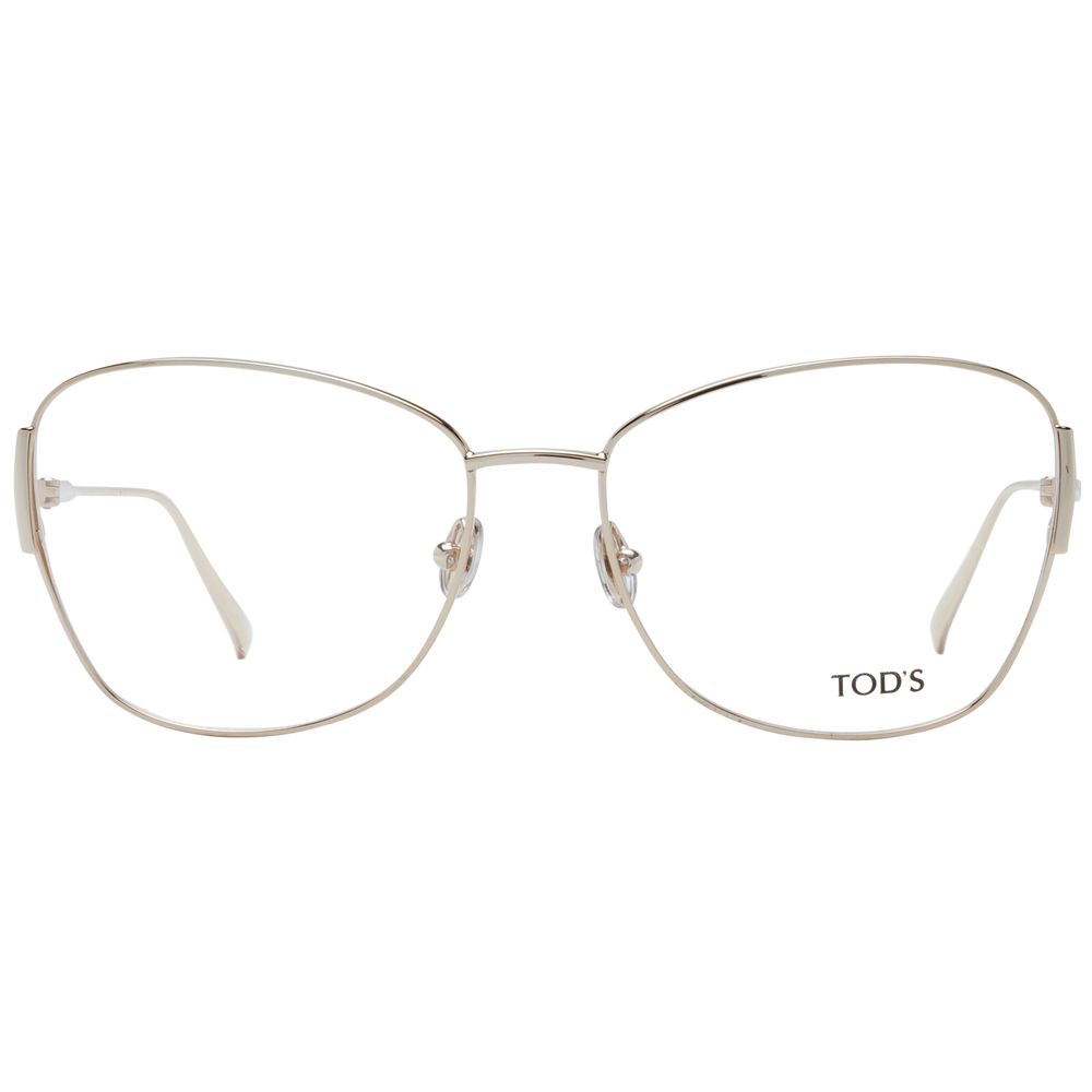 Tod's Gold Women Glasses Frame $570.00 Tod's Luzworld