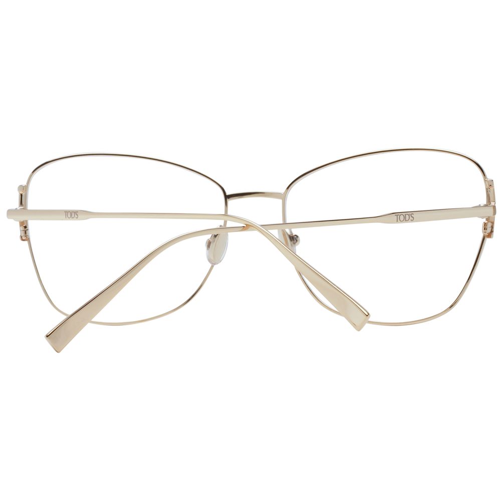 Tod's Gold Women Glasses Frame $570.00 Tod's Luzworld