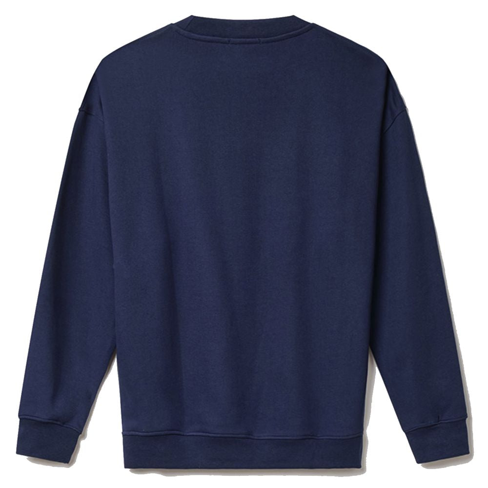 Hinnominate Blue Cotton Men's Sweater $226.00 Hinnominate Luzworld