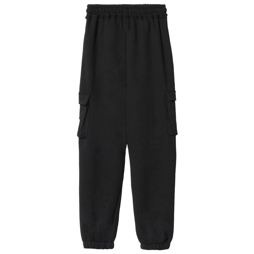 Comme Des Fuckdown Black Cotton Women Pant $242.00 Comme Des Fuckdown Luzworld