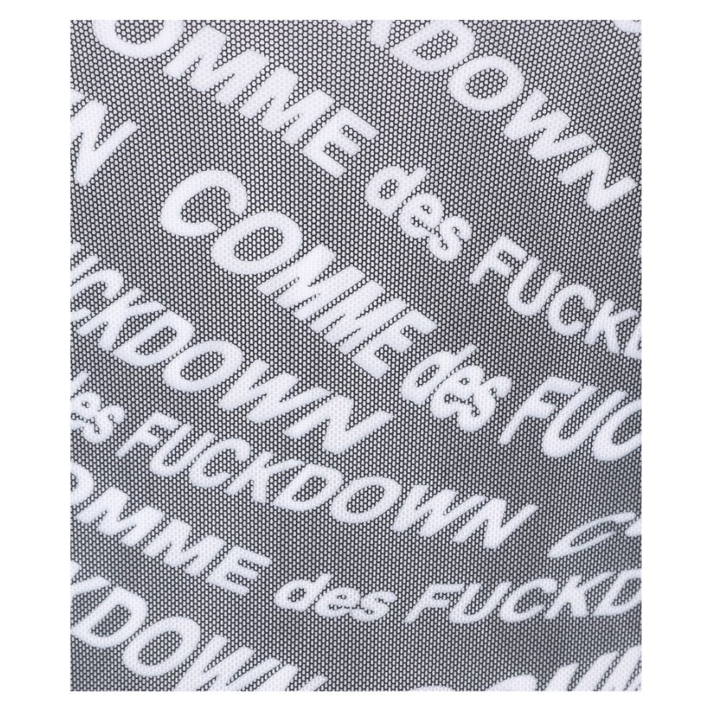Comme Des Fuckdown Black Polyester Women T-Shirt $136.00 Comme Des Fuckdown Luzworld
