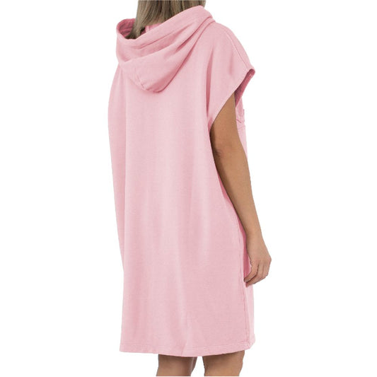 Comme Des Fuckdown Pink Cotton Dress $237.00 Comme Des Fuckdown Luzworld