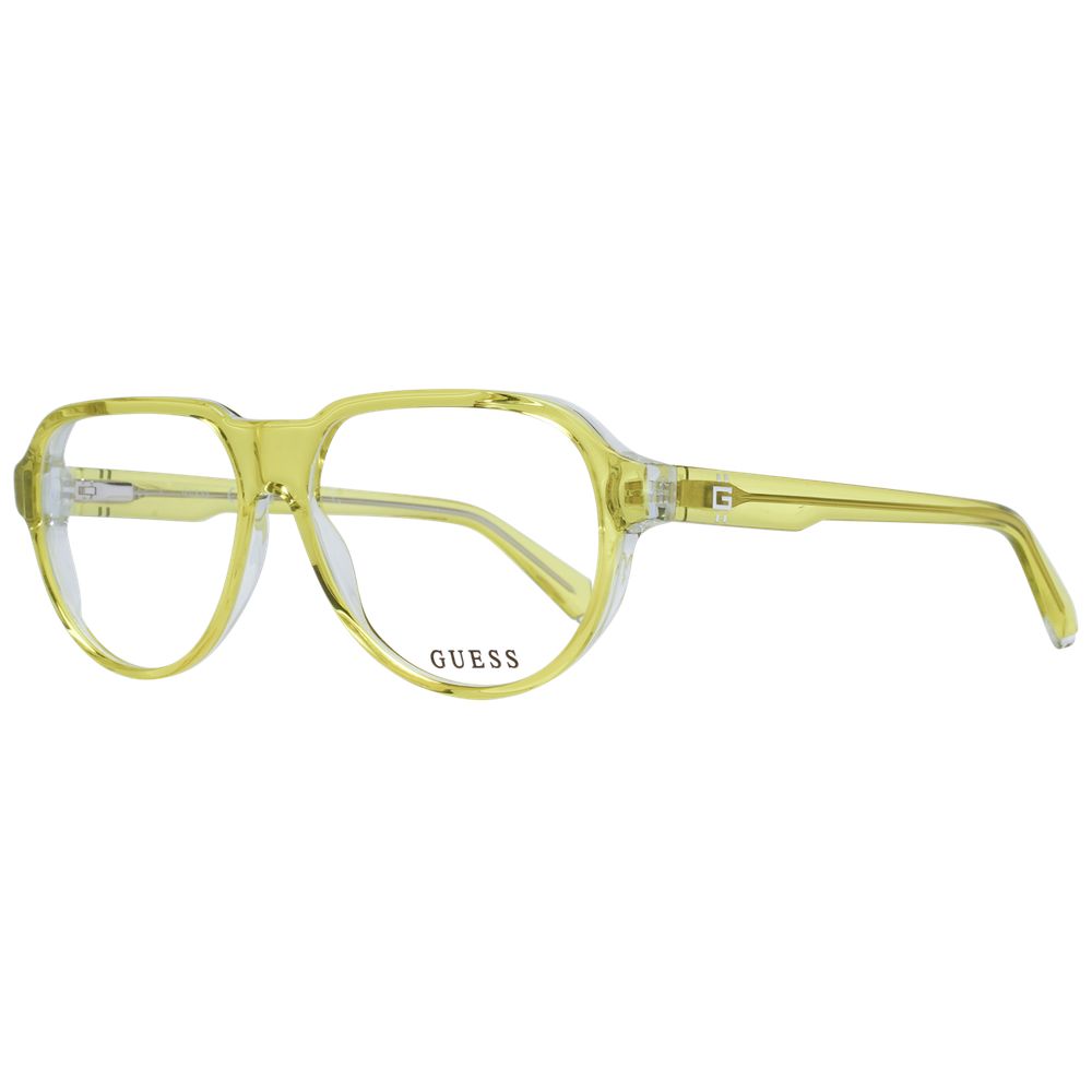 Guess Yellow Men Glasses Frame $221.00 Guess Luzworld