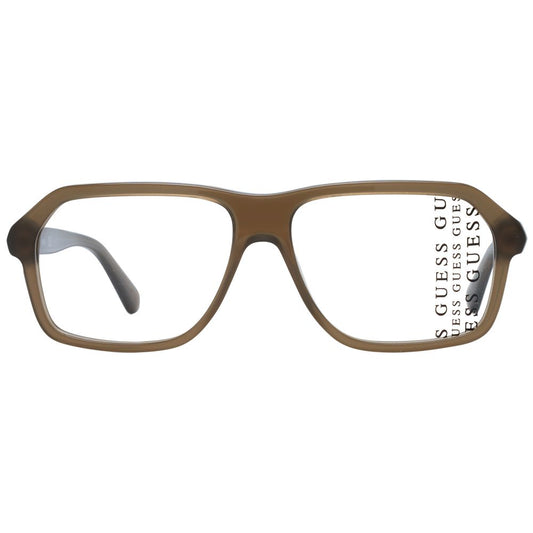 Guess Green Men Glasses Frame $221.00 Guess Luzworld