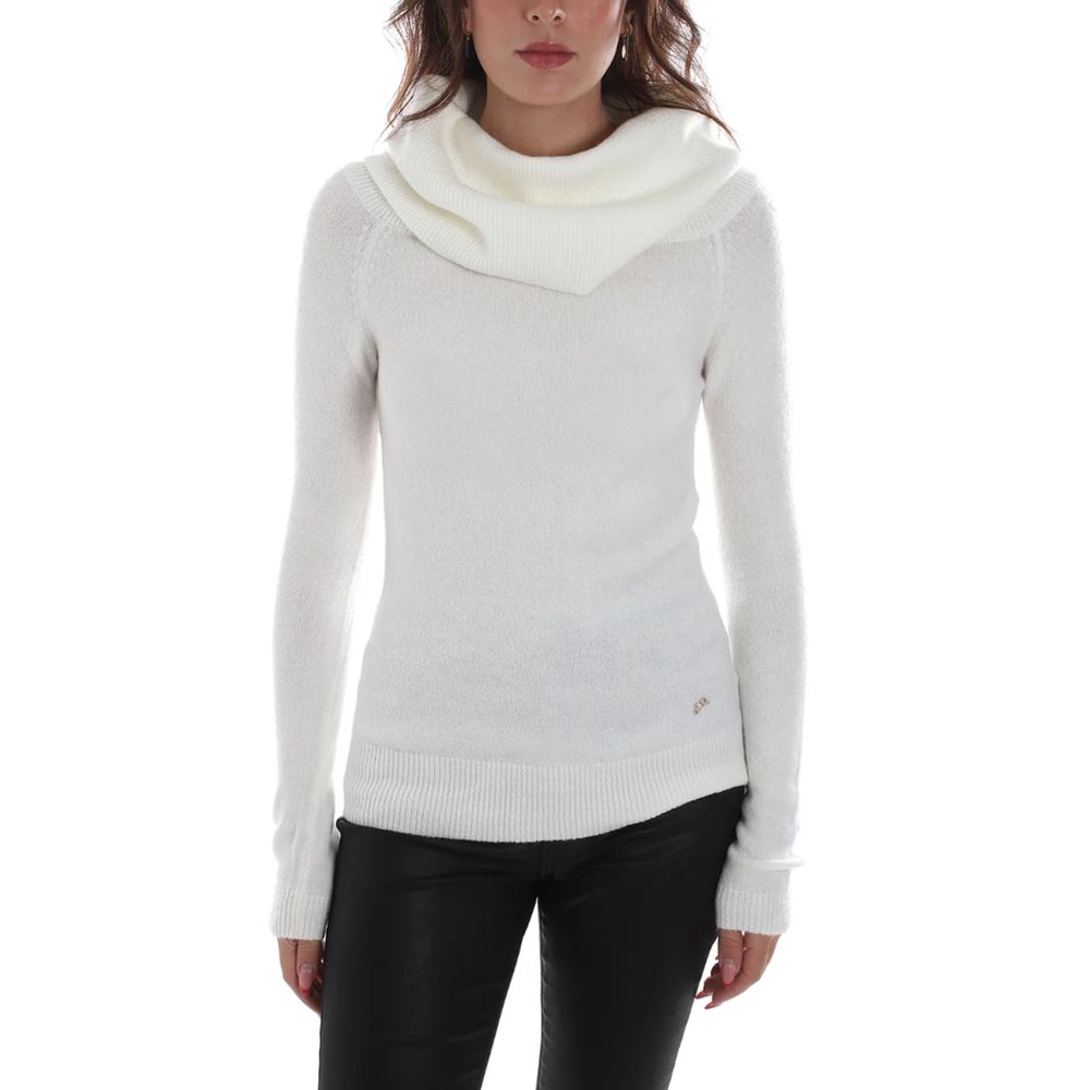 Yes Zee White Viscose Sweater $136.00 Yes Zee Luzworld