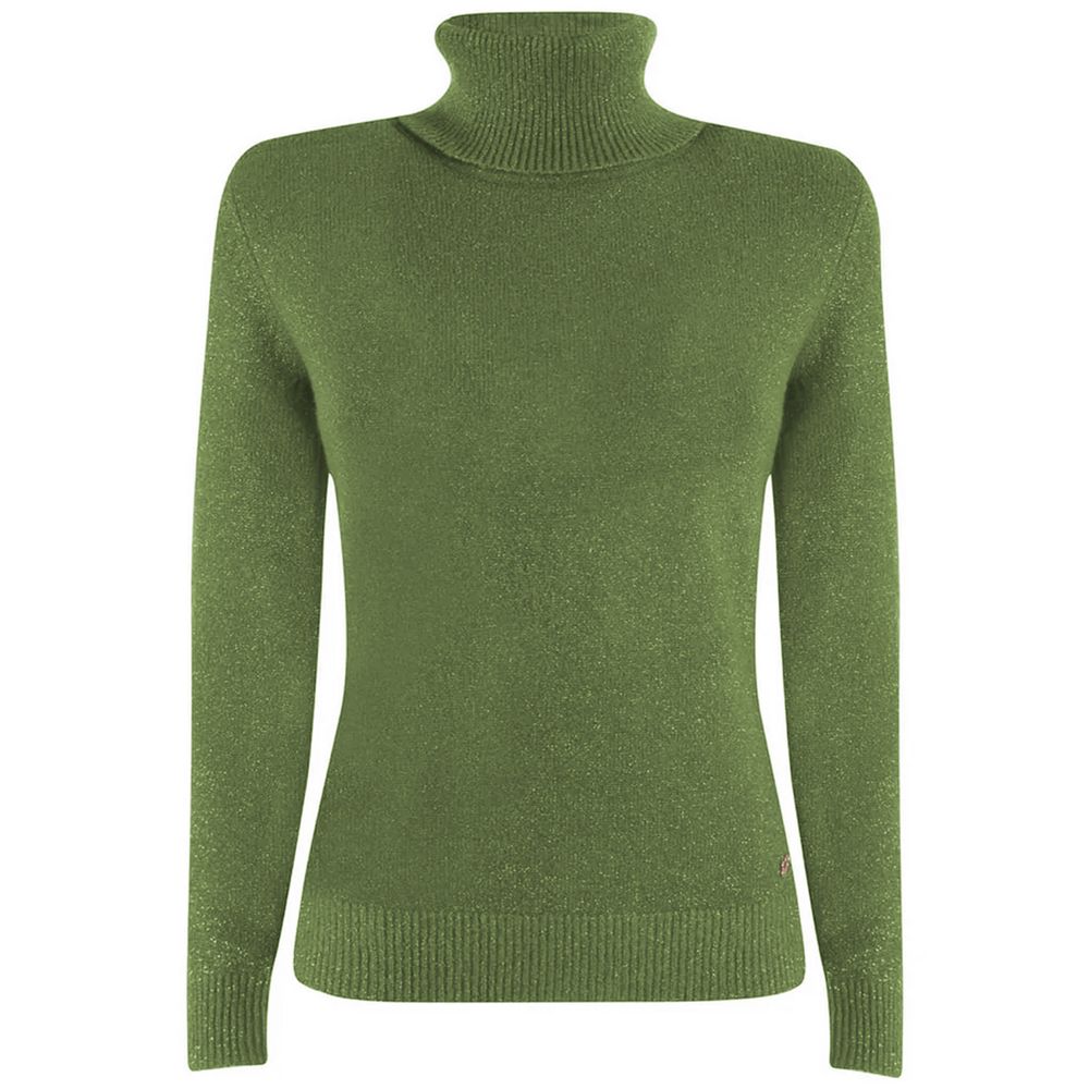 Yes Zee Green Viscose Sweater $136.00 Yes Zee Luzworld
