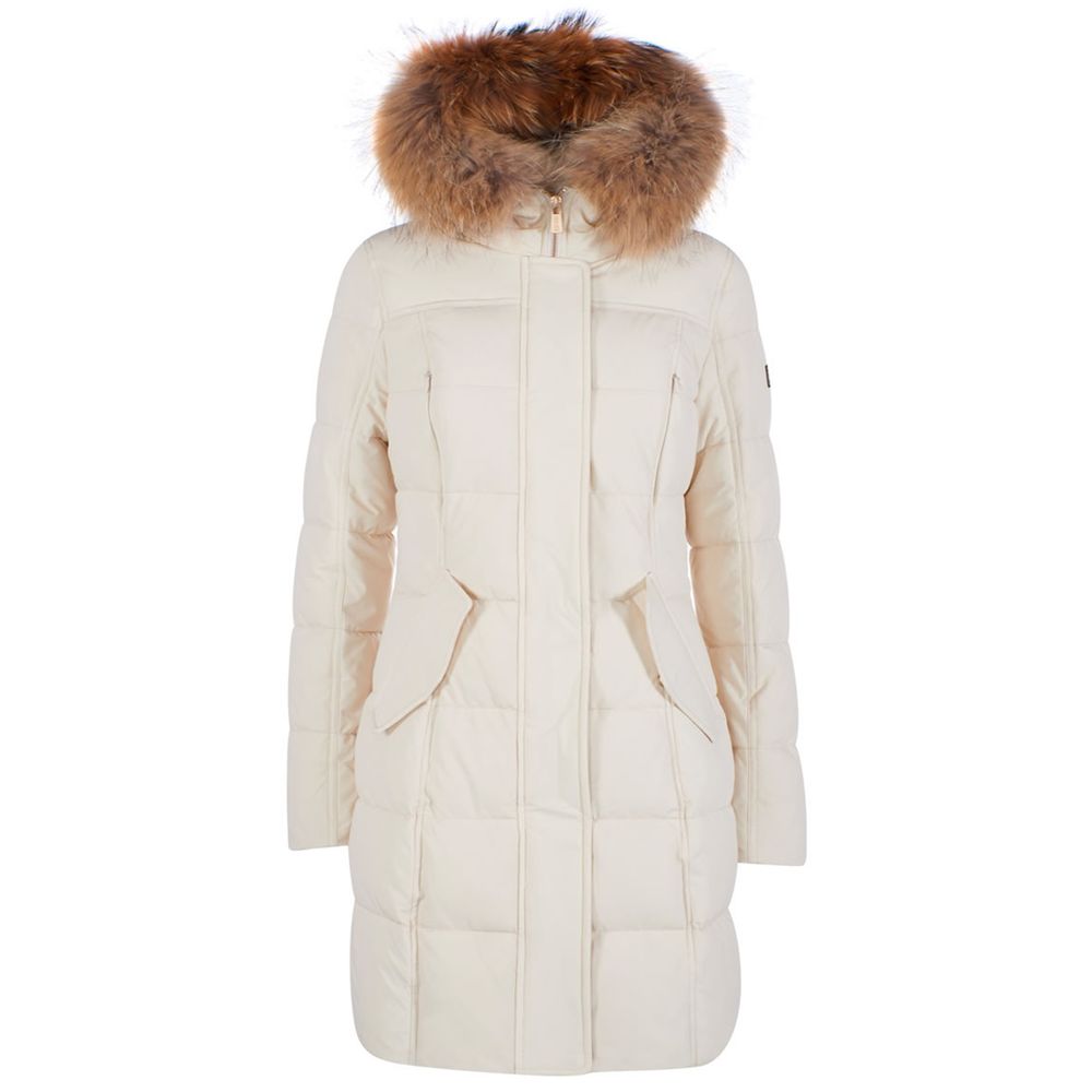 Yes Zee White Nylon Jackets & Coat $714.00 Yes Zee Luzworld