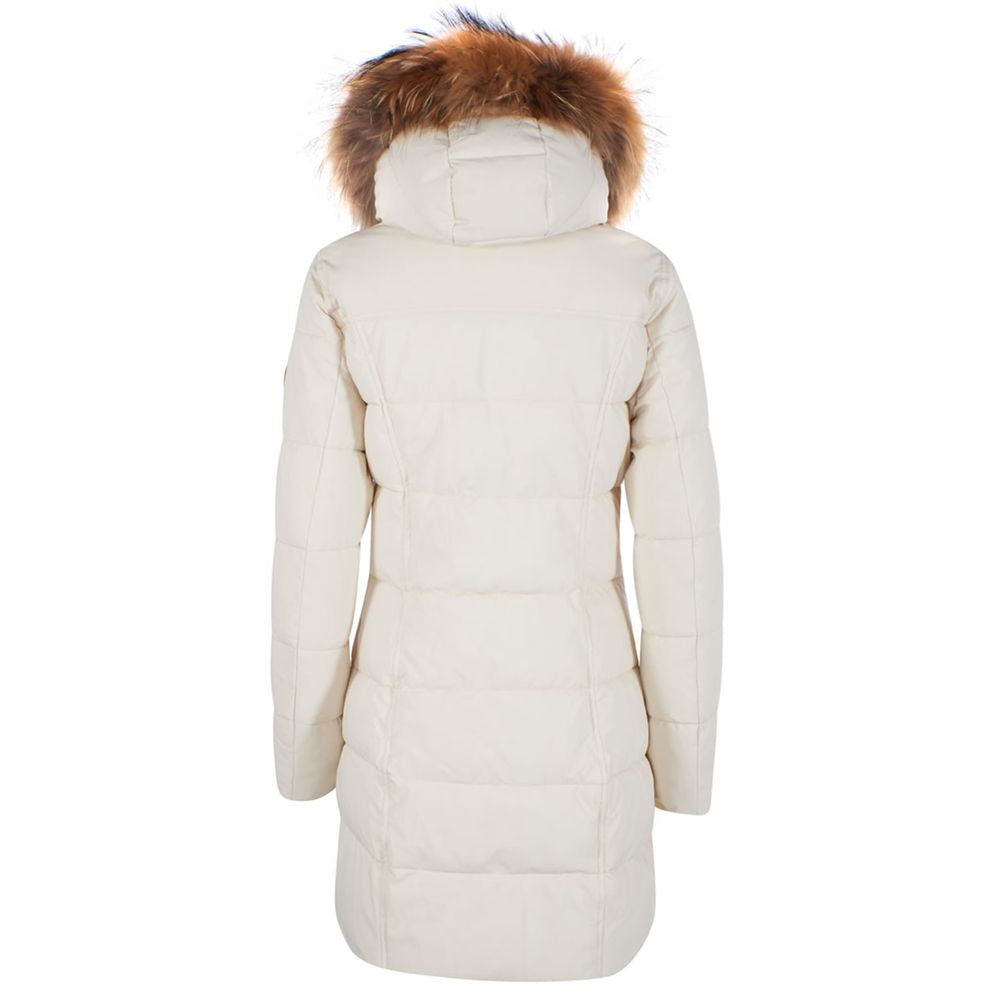 Yes Zee White Nylon Jackets & Coat $714.00 Yes Zee Luzworld