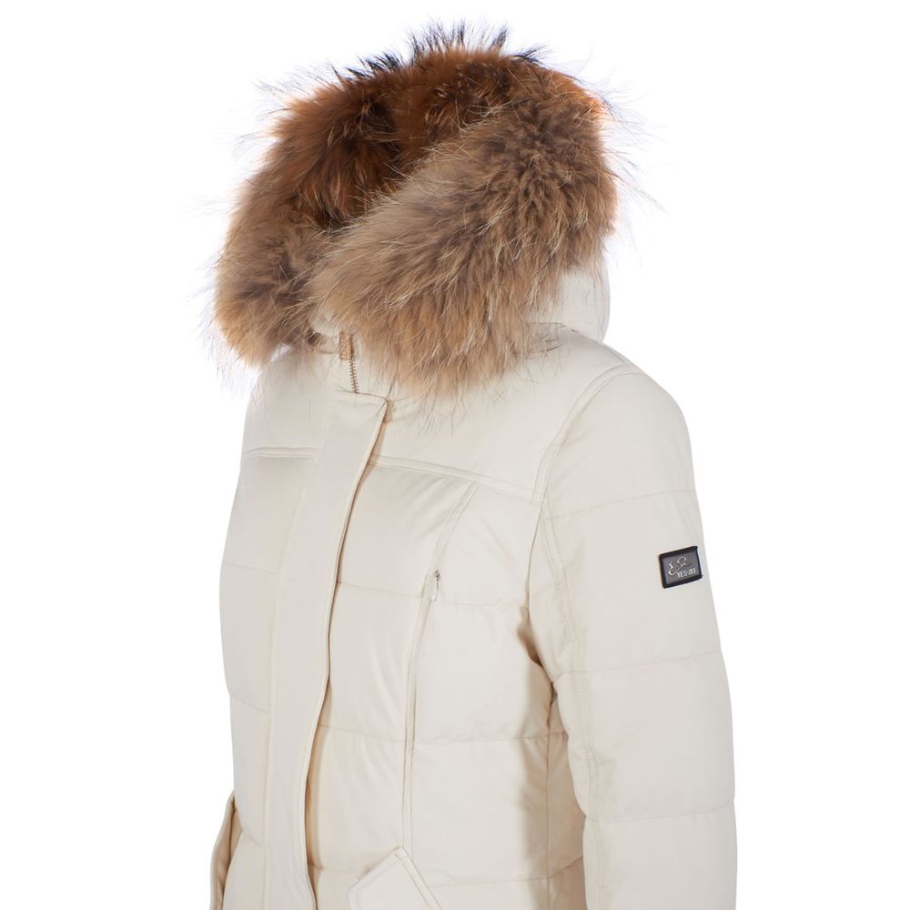 Yes Zee White Nylon Jackets & Coat $714.00 Yes Zee Luzworld