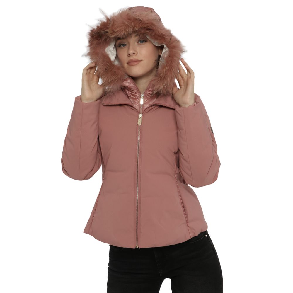 Yes Zee Pink Nylon Jackets & Coat $548.00 Yes Zee Luzworld
