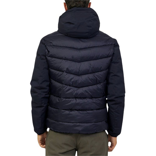 Yes Zee Blue Nylon Men Jacket $221.00 Yes Zee Luzworld