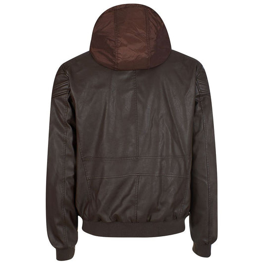 Yes Zee Brown Polyethylene Men's Jacket $262.00 Yes Zee Luzworld