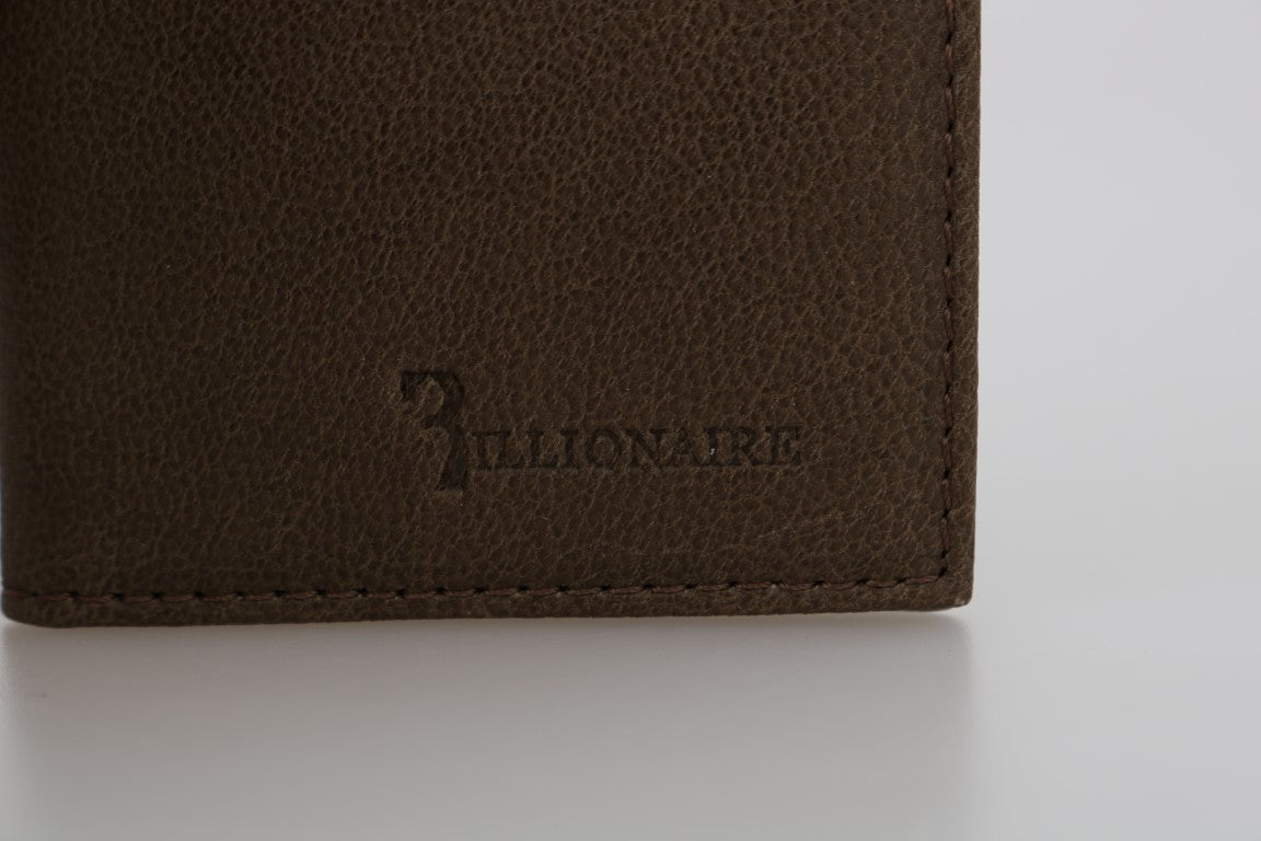 Billionaire Italian Couture Brown Leather Bifold Wallet $698.00 Billionaire Italian Couture Luzworld