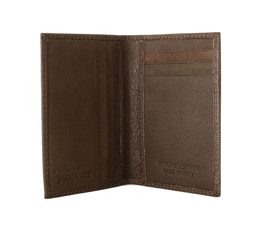 Billionaire Italian Couture Brown Leather Bifold Wallet $698.00 Billionaire Italian Couture Luzworld