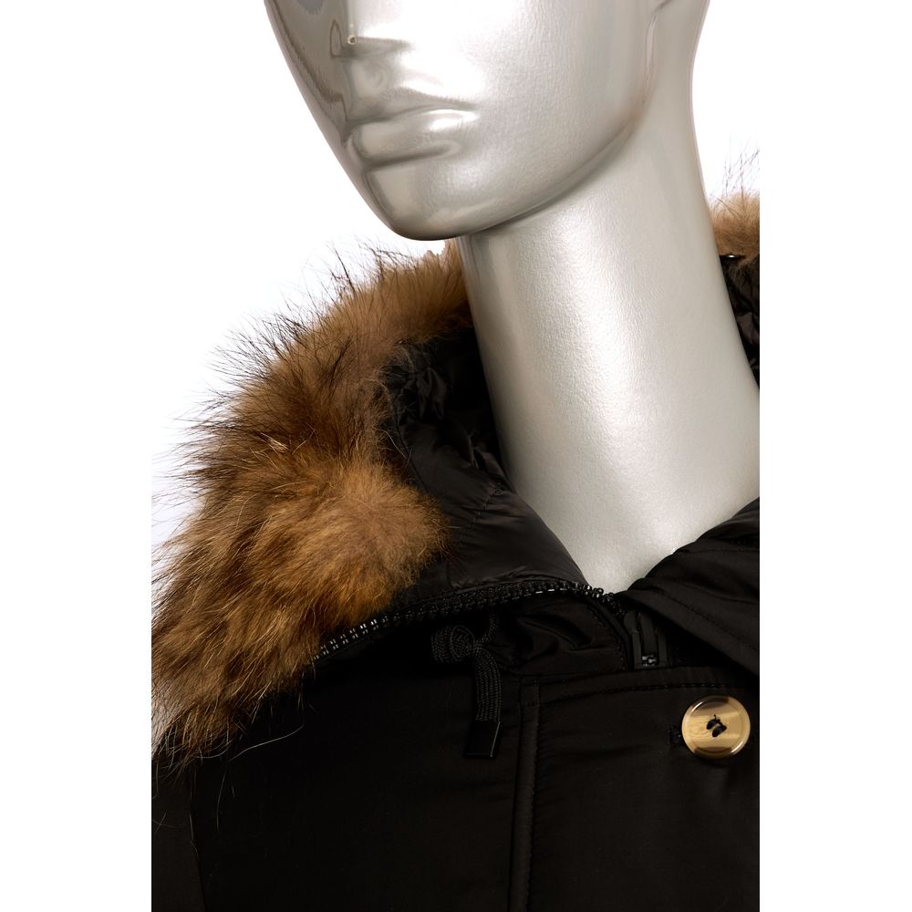 Baldinini Trend Black Polyester Women Jacket $696.00 Baldinini Trend Luzworld