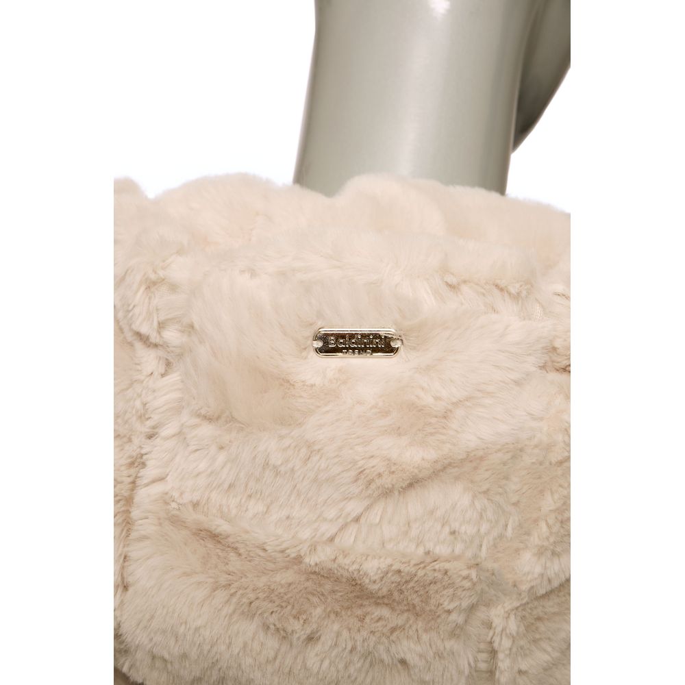 Baldinini Trend Beige Polyester Women Jacket $646.00 Baldinini Trend Luzworld