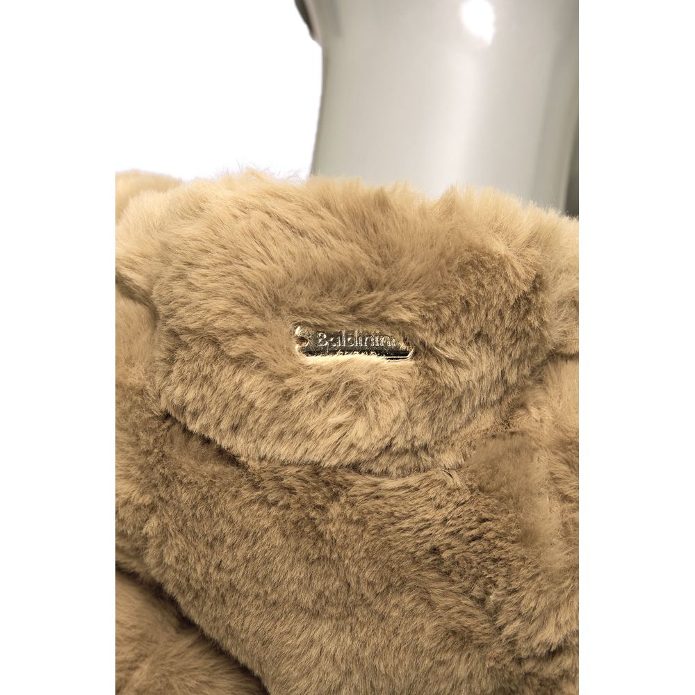 Baldinini Trend Beige Polyester Women Jacket $586.00 Baldinini Trend Luzworld