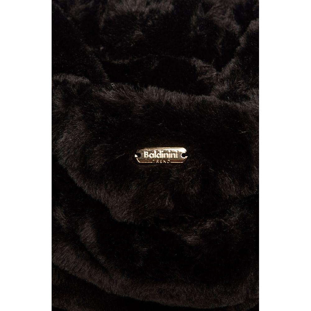 Baldinini Trend Black Polyester Women Jacket $586.00 Baldinini Trend Luzworld