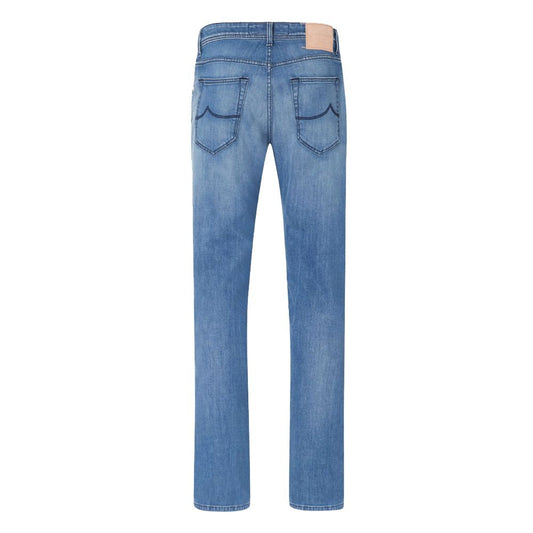 Jacob Cohen Blue Cotton Men Jeans $726.00 Jacob Cohen Luzworld
