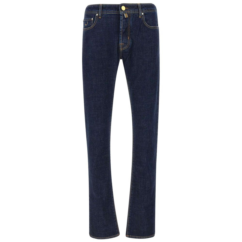 Jacob Cohen Blue Stretch Denim Men's Jeans $492.00 Jacob Cohen Luzworld