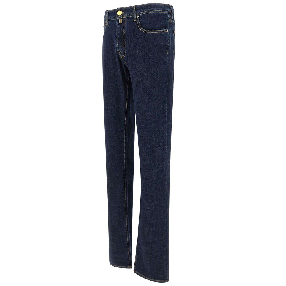 Jacob Cohen Blue Stretch Denim Men's Jeans $492.00 Jacob Cohen Luzworld