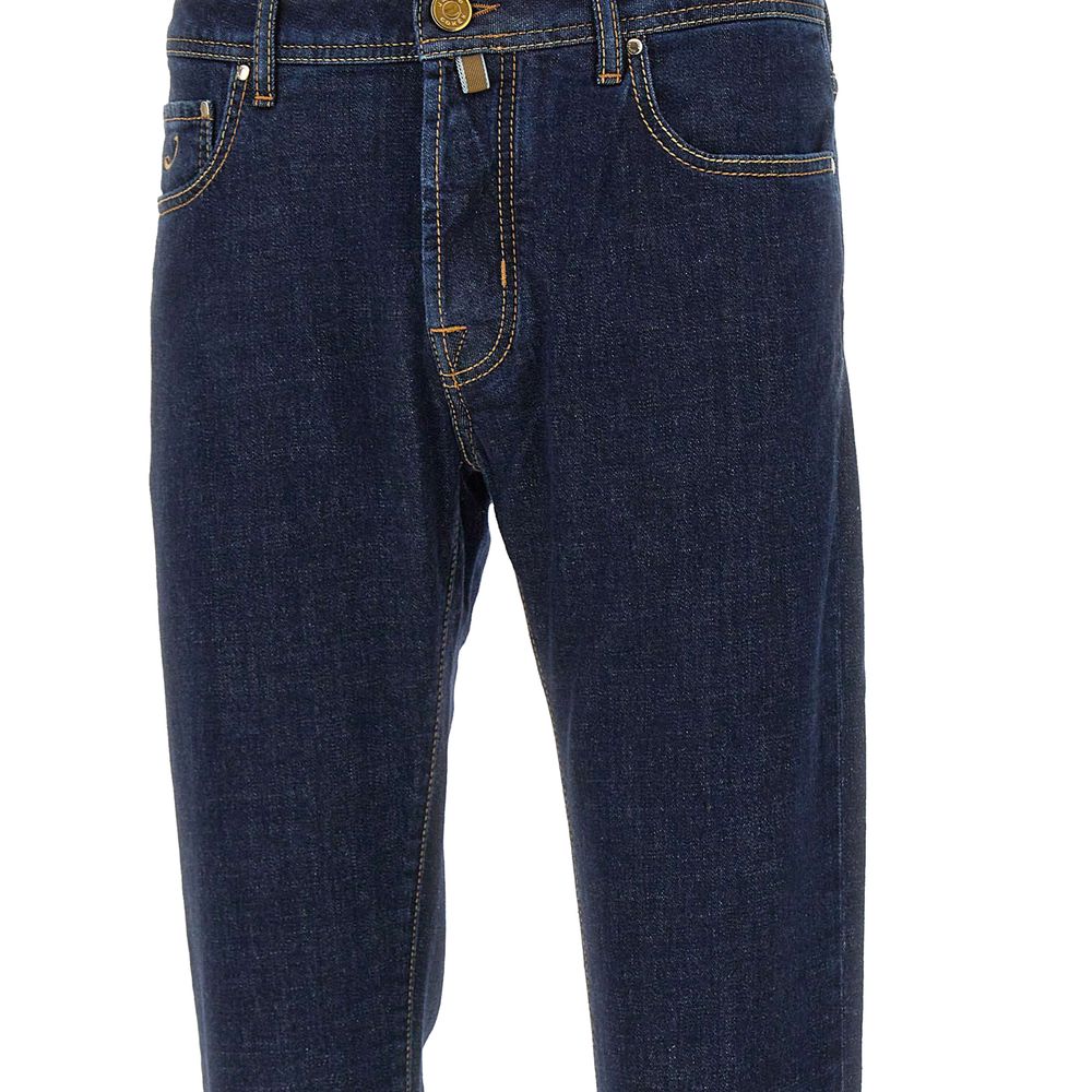 Jacob Cohen Blue Stretch Denim Men's Jeans $492.00 Jacob Cohen Luzworld