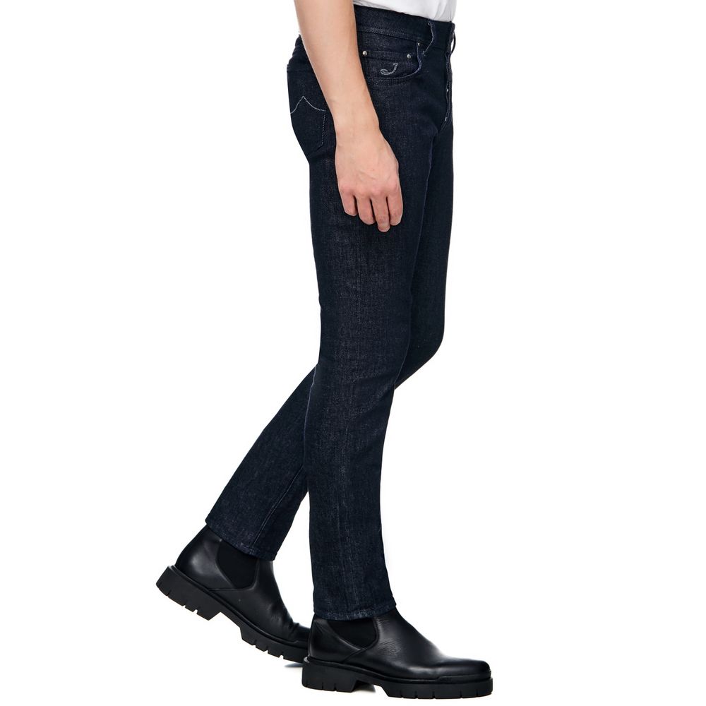 Jacob Cohen Blue Cotton Men's Jean $738.00 Jacob Cohen Luzworld