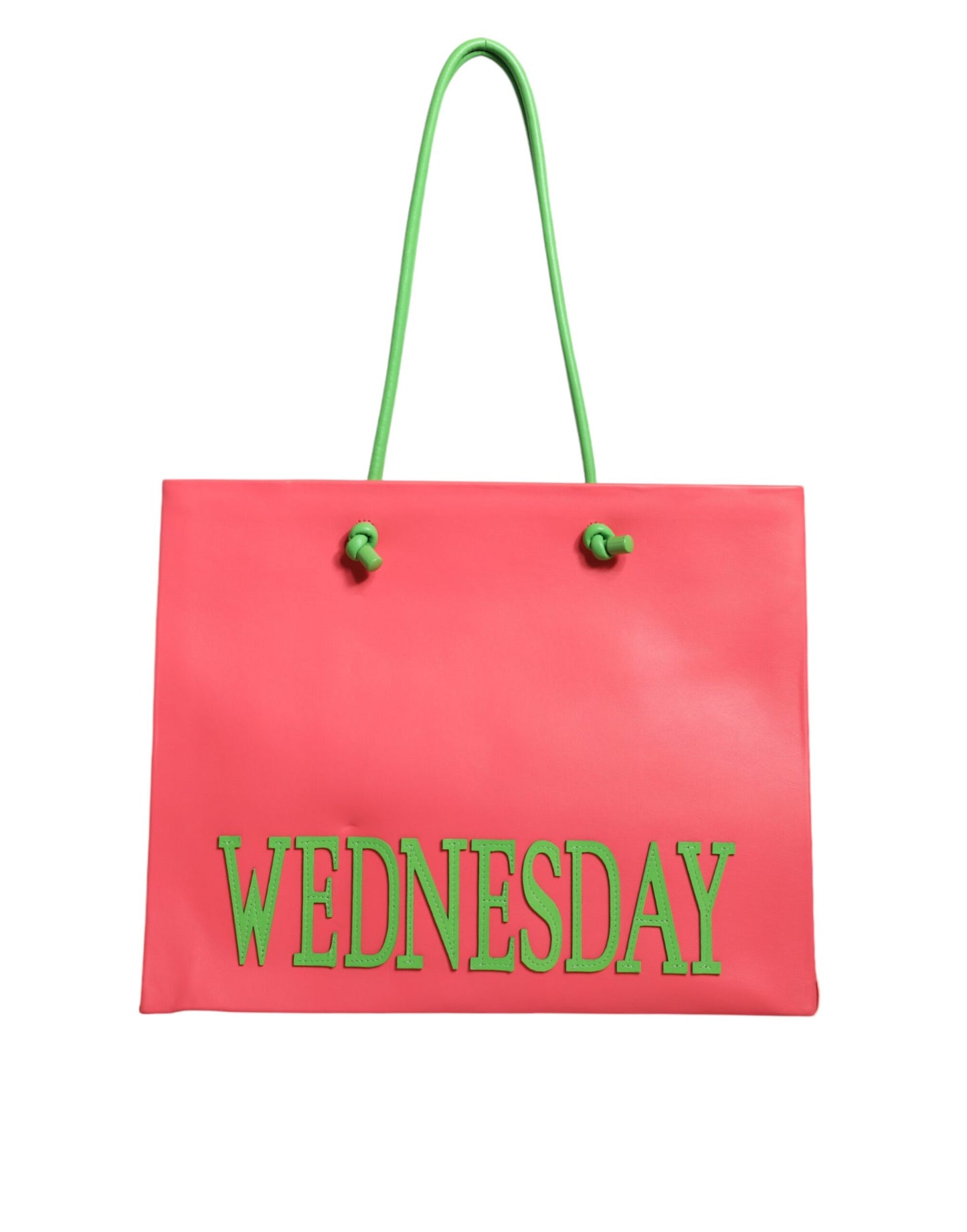 Alberta Ferretti Pink Leather Weekend Wednesday Shopping Tote Bag $1591.00 Alberta Ferretti Luzworld