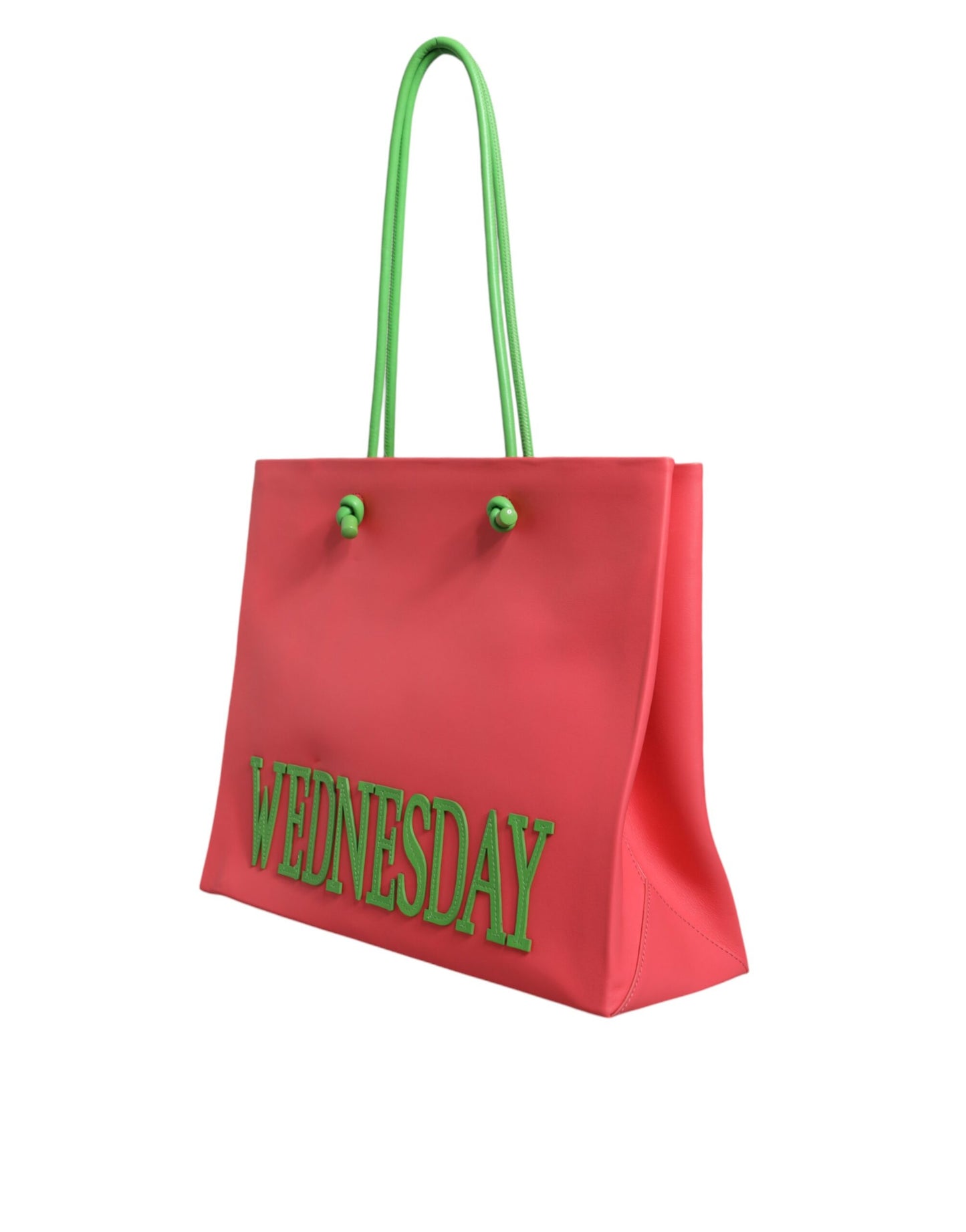 Alberta Ferretti Pink Leather Weekend Wednesday Shopping Tote Bag $1591.00 Alberta Ferretti Luzworld