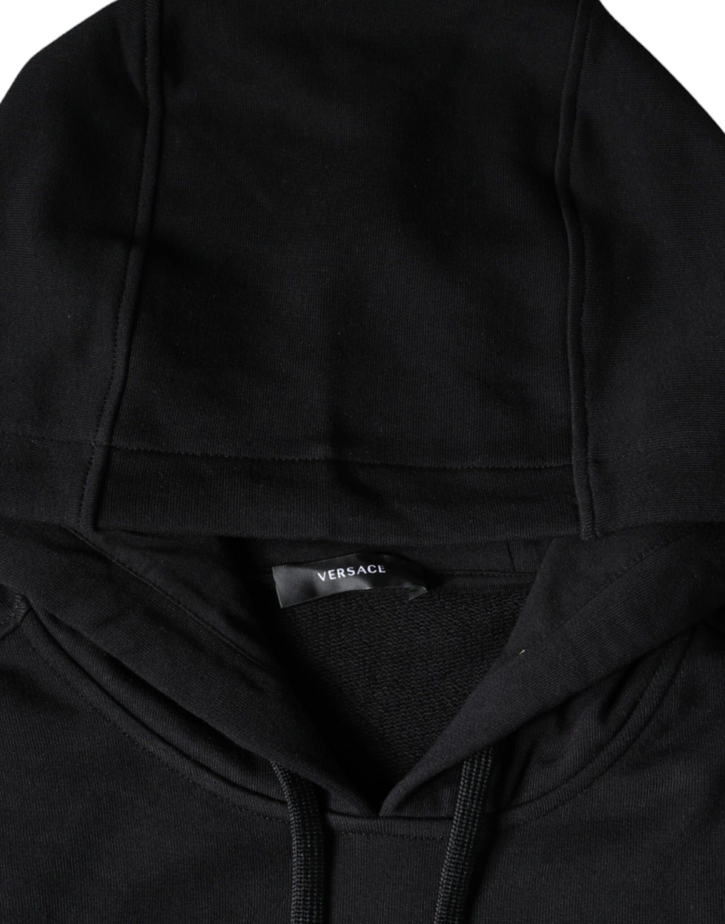 Versace Black Medusa Print Cotton HoodiePullover Sweatshirt Sweater $2014.00 Versace Luzworld