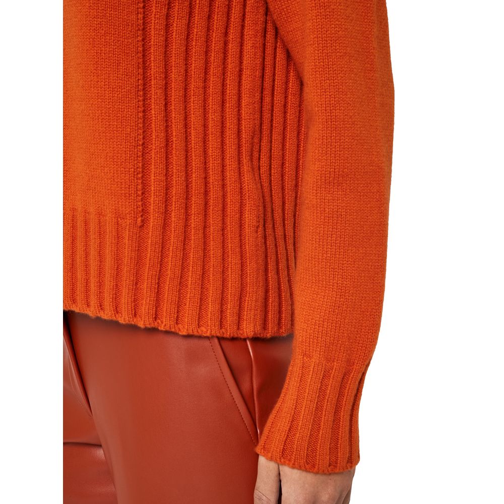 Alpha Studio Orange Cashmere Sweater $892.00 Alpha Studio Luzworld